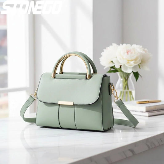 Trendy Waterproof Women Handbag Adjustable Crossbody Strap Magnetic Closure Daily Use Shoulder Bag