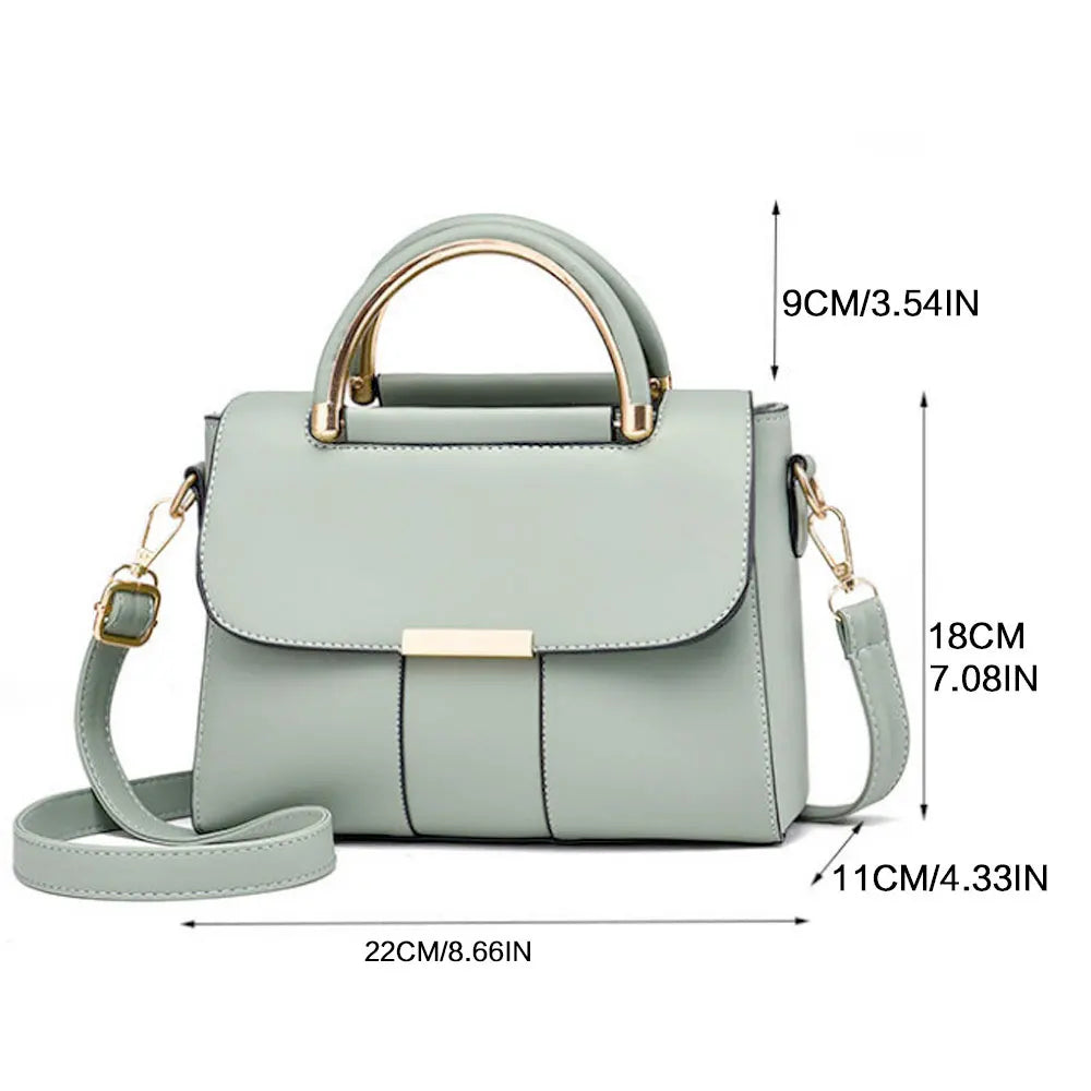 Trendy Waterproof Women Handbag Adjustable Crossbody Strap Magnetic Closure Daily Use Shoulder Bag