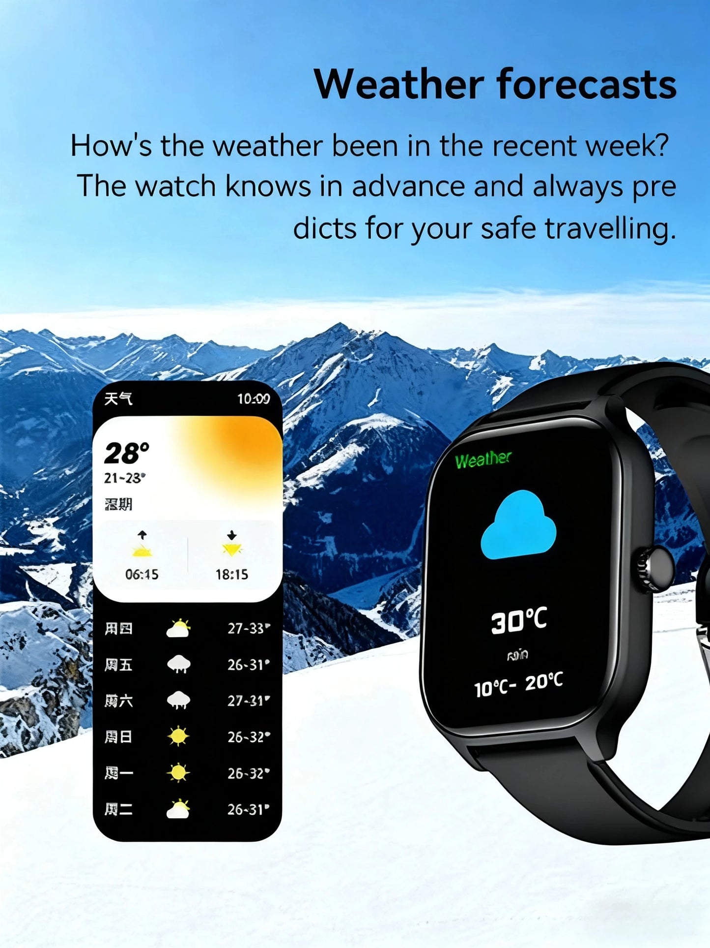 HOMEFISH C20 Smartwatch 1.77-inch HD Display Bluetooth Call Message Alert Sports Mode Smartwatch For Men Women