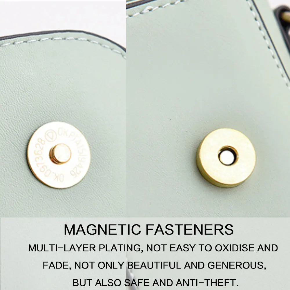 Trendy Waterproof Women Handbag Adjustable Crossbody Strap Magnetic Closure Daily Use Shoulder Bag