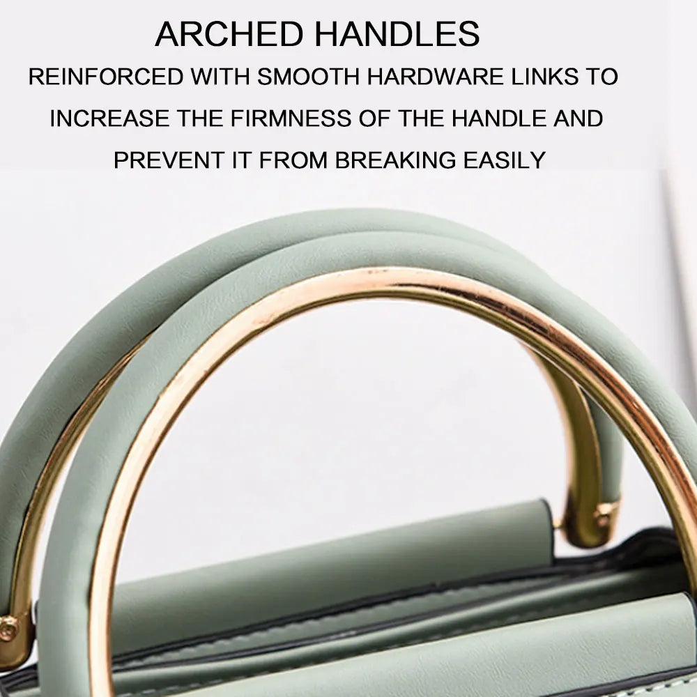 Trendy Waterproof Women Handbag Adjustable Crossbody Strap Magnetic Closure Daily Use Shoulder Bag