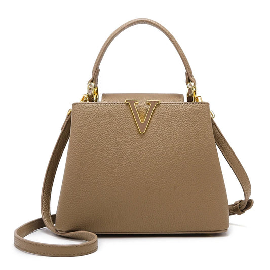 Women's handbag, new fashion versatile bucket bag, high-end bag, large-capacity commuter crossbody bag for women