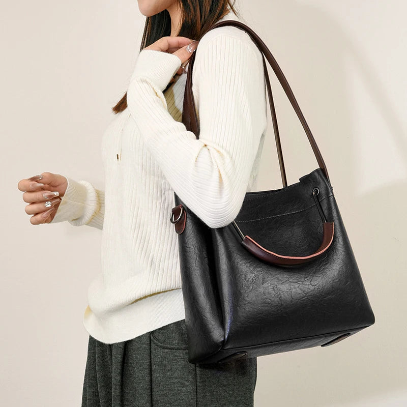 Handbag for Women2026New bucket bag, versatile for commuting, large capacity shoulder and crossbody bag
