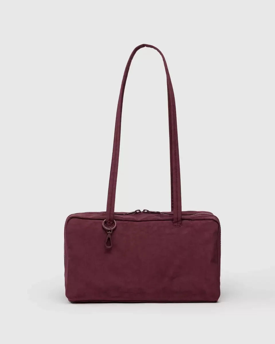 Ladies' Bowling Tote Bag  Nylon Shoulder Bag Large Capacity Simple Versatile Ultralight Zipper Commuting Travel Bag