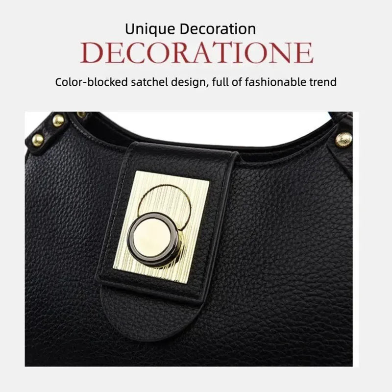 New Women's Handbags, Fashionable Tote Bags, High-End Shoulder Bags, Large-Capacity Commuter Bags, Simple and Versatile Casual Bags, Water-Resistant Crossbody Bags