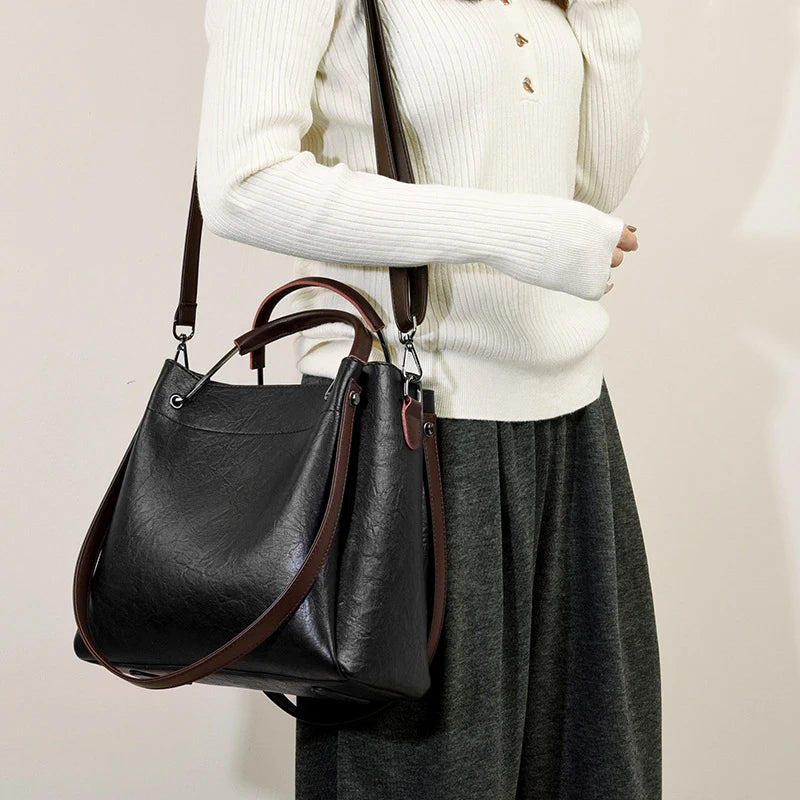 Handbag for Women2026New bucket bag, versatile for commuting, large capacity shoulder and crossbody bag