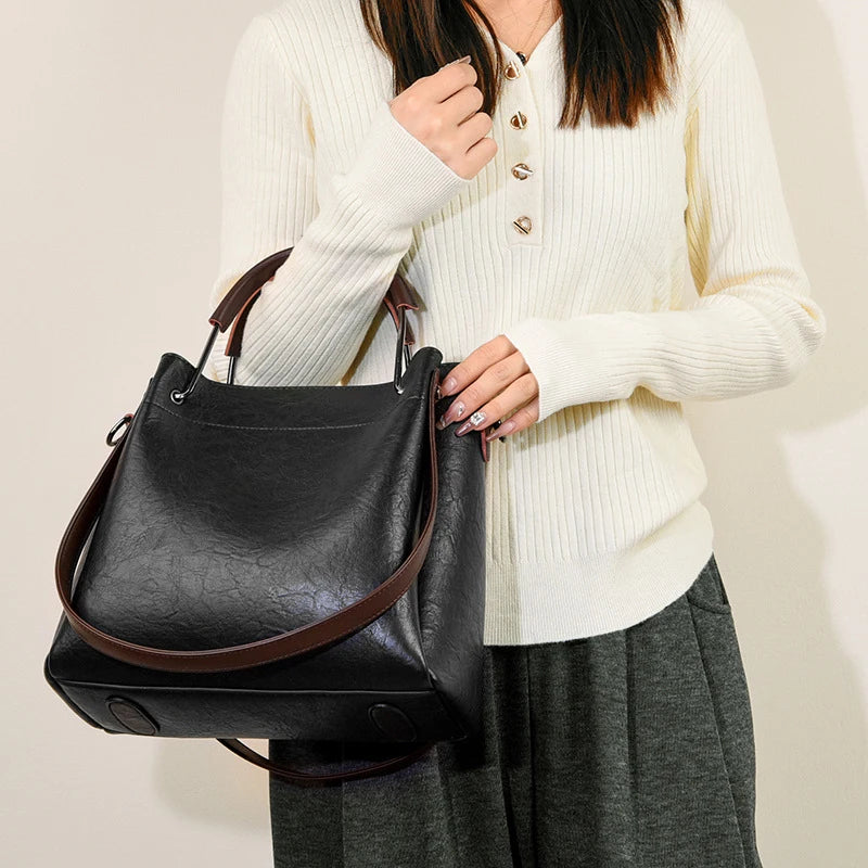 Handbag for Women2026New bucket bag, versatile for commuting, large capacity shoulder and crossbody bag