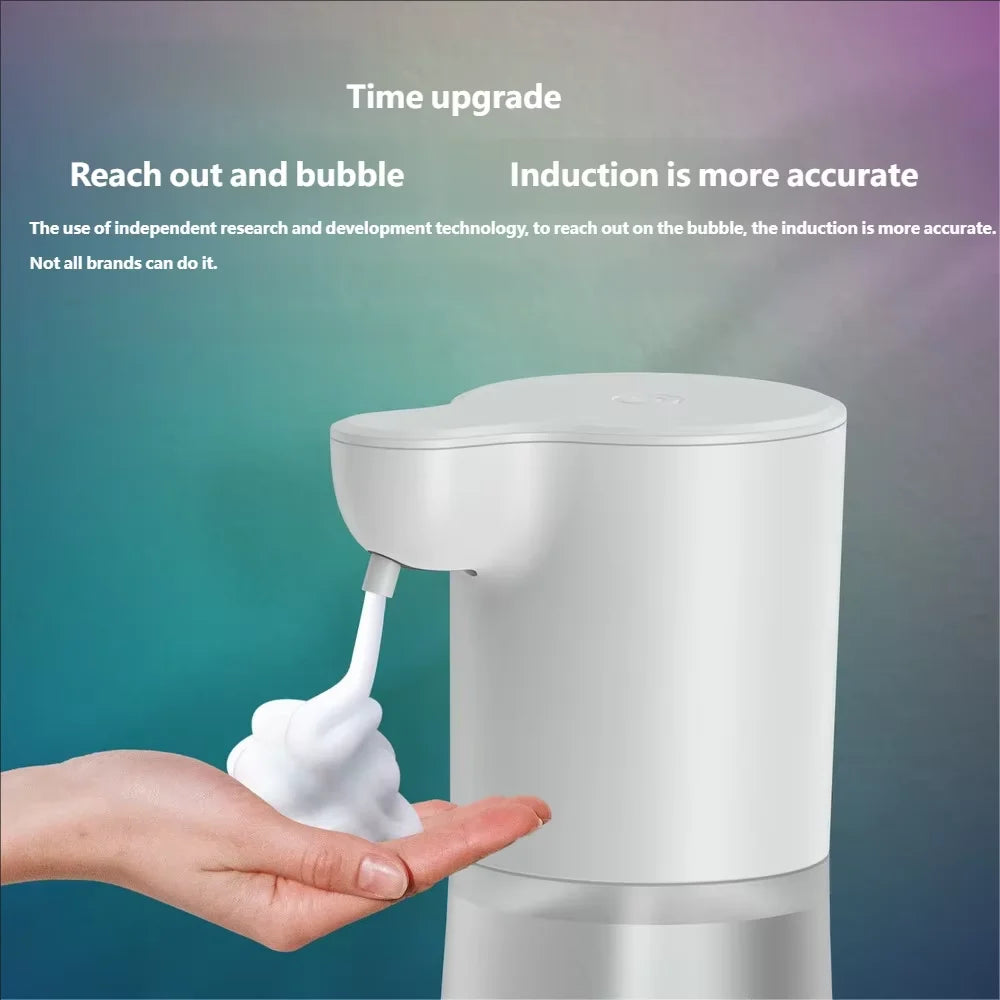 HOMEFISH Smart Sensor Automatic Soap Dispenser 350ml USB Charging Contactless Soap Foam Dispenser Hand Sanitizer Machine